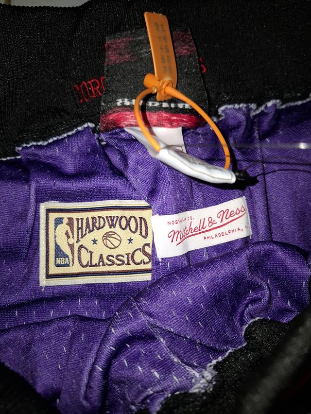 กางเกงบาสMitchell & Ness 1998/99 Toronto Raptors Swingman Men Shorts - Purple รูปที่ 8