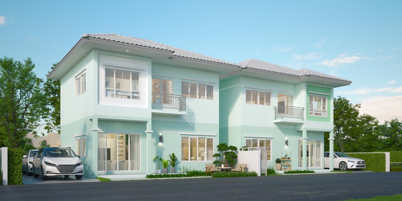 บ้านแฝด โครงการหมู่บ้านณิชากร ท่าไม้2 (โครงการใหม่) 1