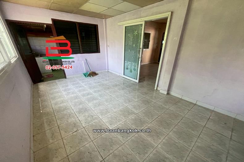 บ้านเดี่ยว 2 ชั้น เนื้อที่ 40.5 ตร.ว. ชุมชนอนันต์สุขสันต์ (ซอยรามอินทรา 5 แยก 77) ถนนเทพรักษ์ แขวงท่าแร้ง เขตบางเขน 8