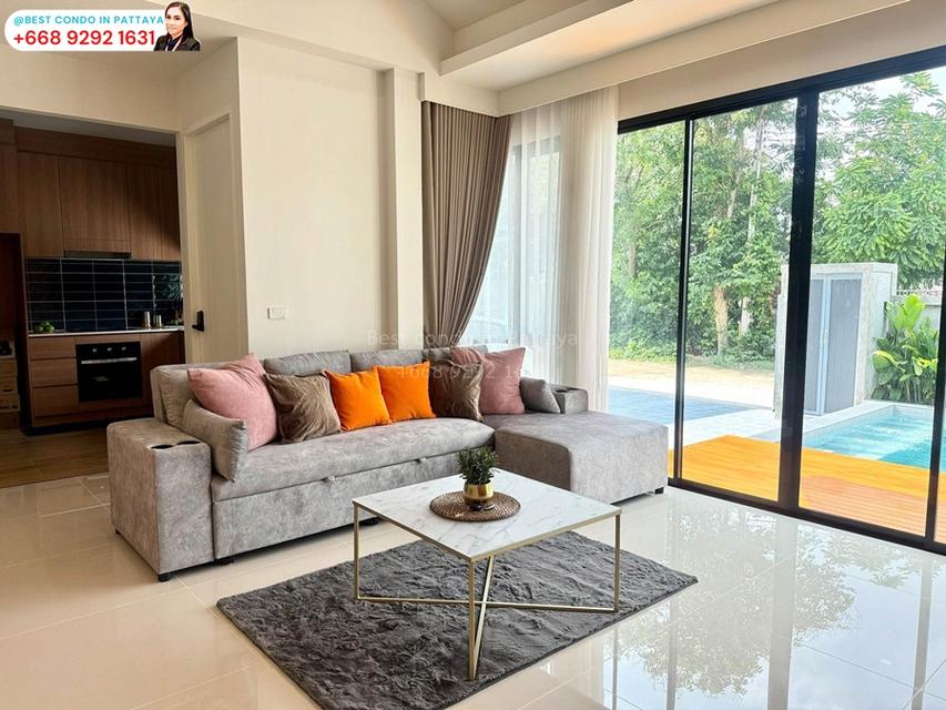 บ้านสร้างใหม่หลุดจอง ราคาดีเยี่ยม พร้อมเฟอร์นิเจอร์ครบ ฟังก์ชันจัดเต็ม ใกล้ทางด่วน-สุขุมวิท-หาดจอมเทียน! **#รหัสทรัพย์419** 6