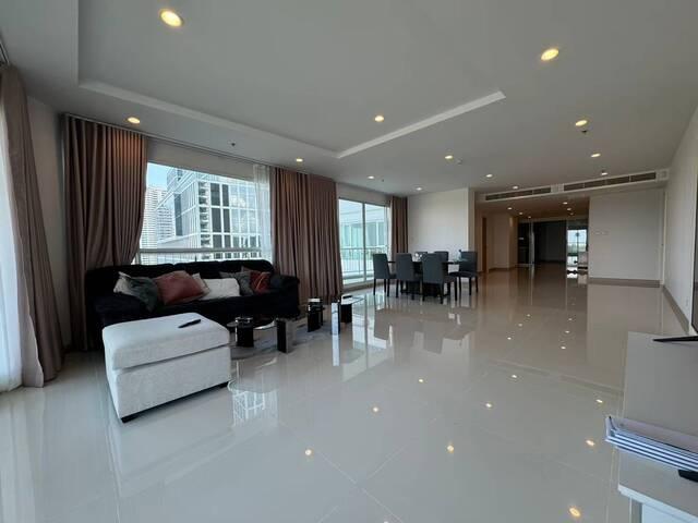 Exceptional High Floor 3-Bed 3-Bath Condo with Unblocked River Views at Supalai Riva Grande - Ready For Rent or Sale 1