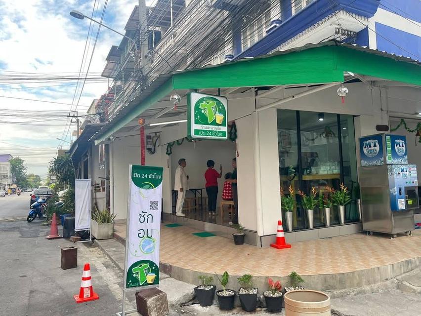 ตึกหัวมุม2คูหา4ชั้นครึ่ง มใกลางตลาดบางใหญ่ซิตี้ ใกล้ห้างเซ็นทรัลเวสเกตรถไฟรอยฟ้าสีม่วงผ่าน 2