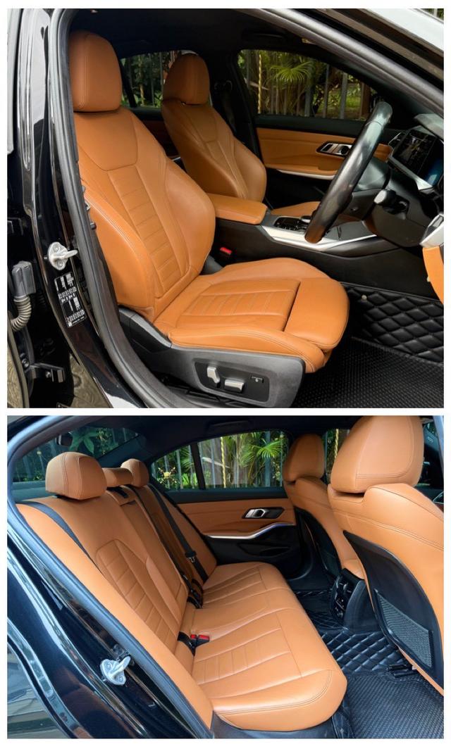 BMW 320D M sport G20  ปี 2020 สีดำ  ♨️มือเดียว สภาพป้ายแดง รถบ้านไมล์แท้วิ่ง 14