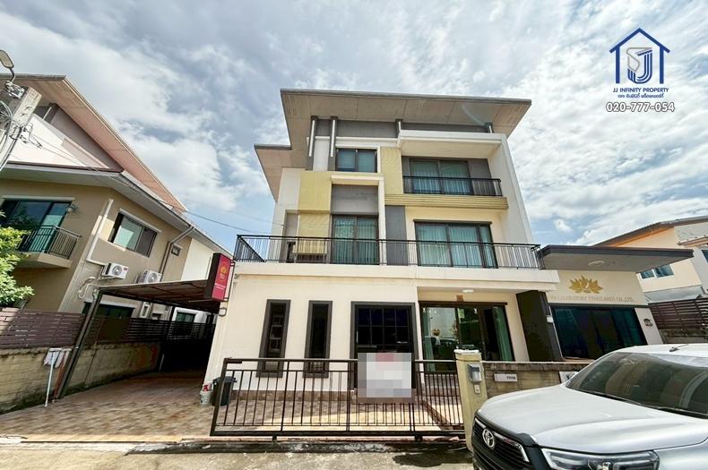 ขายบ้านเดี่ยว 3ชั้น โกลเด้น เพรสทีจ วัชรพล-สุขาภิบาล 5 ใกล้ทางด่วนสุขาภิบาล 5 หลังริม 2