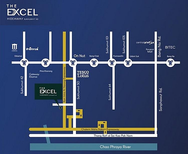 Condo The Excel Hideaway Sukhumvit 50 ใกล้ BTS อ่อนนุช 1 ห้องนอน ชั้น6 อาคาร B ตกแต่งครบ 10