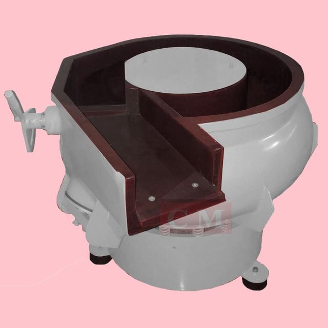  เครื่องขัดผิวโลหะแบบเขย่า (มีสะพานแยกชิ้นงาน) (Vibratory finishing machine with Separator)  