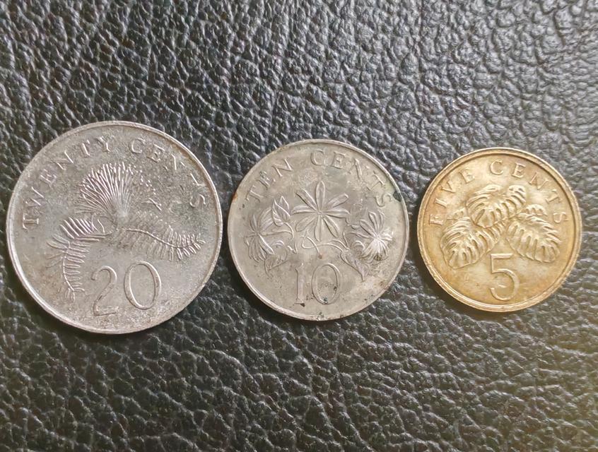 เหรียญ​สิงคโปร์​ปี1987, 2010,ปีละ3เหรียญ​ รูปที่ 4