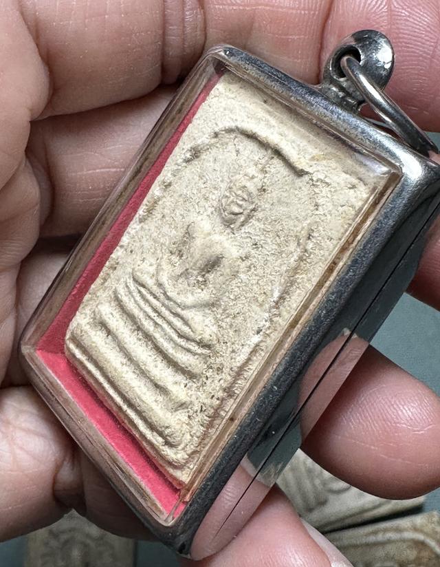 พระสมเด็จพระครูลมูล มีหน้าตา วัดสุทัศน์ 2495(มวลสารจากพระสมเด็จวัดระฆังและบางขุนพรหมแตกหัก) รูปที่ 5