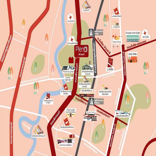 ขายถูก2.59ล้าน ทาวน์เฮ้าส์18.4ตรว. ม.พลีโน่ ติวานนท์ รีโนเวทใหม่ทั้งหลัง จัดกู้ฟรี 16