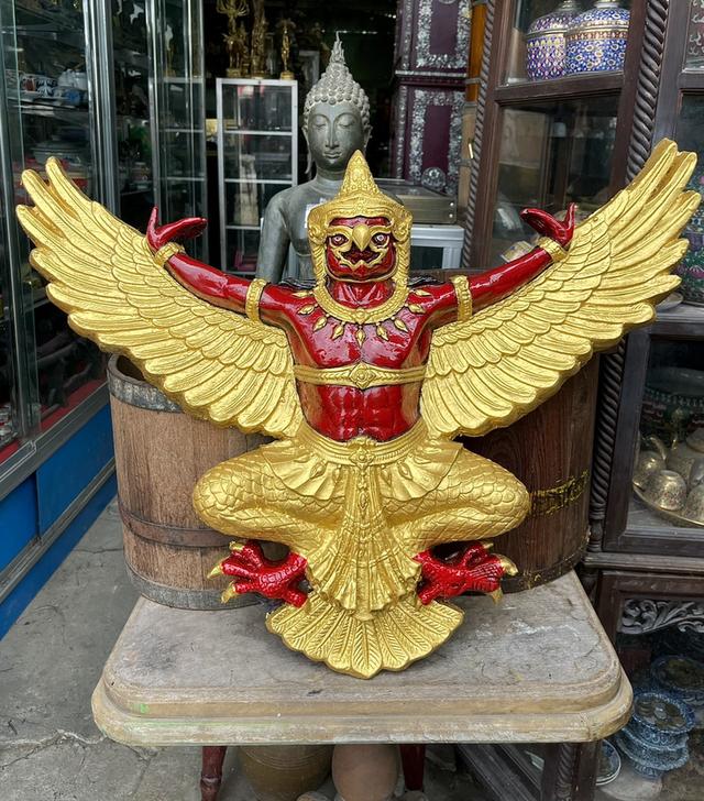 พญาครุฑ ครุฑแขวนผนัง ขนาด70x70cm ครุฑสำนักงานเก่า