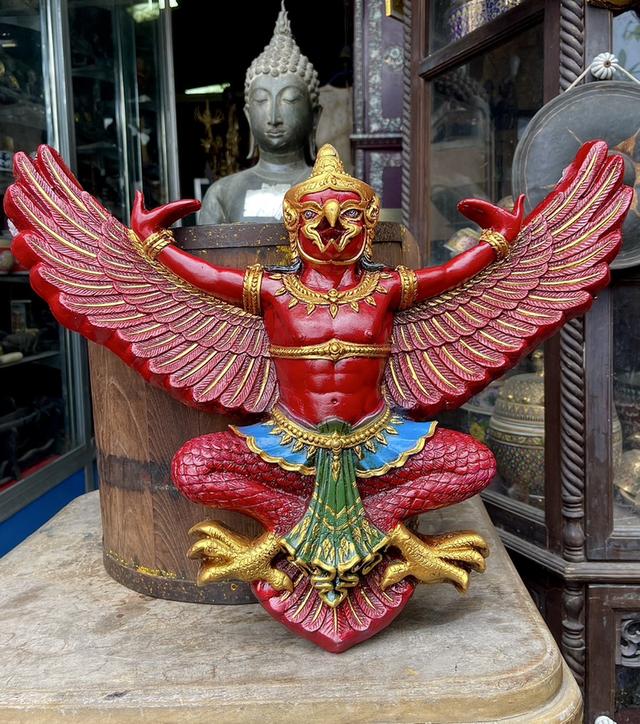 ครุฑสำนักงาน พญาครุฑแขวนผนัง ขนาด50x50cm