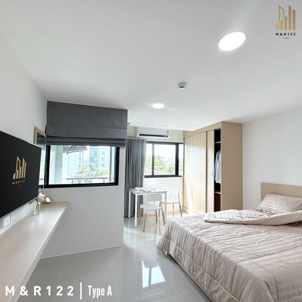 M&R 122 Apartment ห้องพักรายเดือน 27 ตร.ม. ใกล้รถไฟฟ้าสีเหลือง ลาดพร้าว 122 โทร 0889128995 3