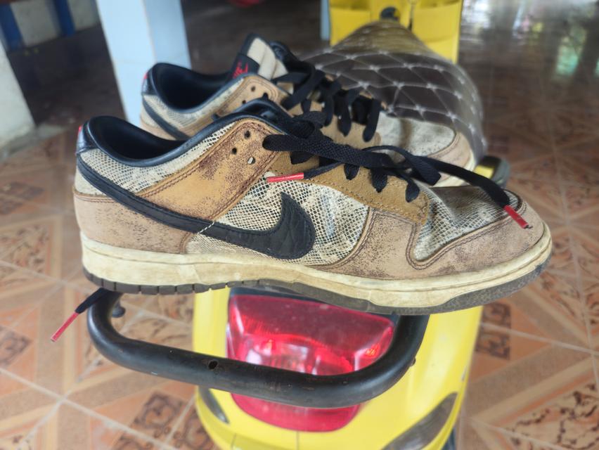 Pre-owned Nike Dunk Low PRM Brown Snakeskin Men’s Sz 9.5 (FJ5434-120) รูปที่ 3