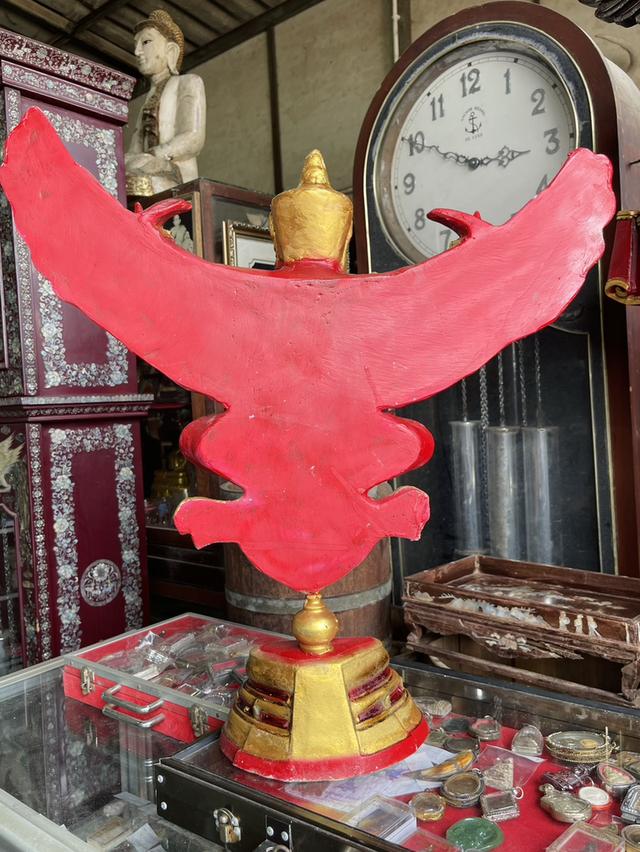 พญาครุฑ หน้าเทพบุตร ครุฑตั้งโต๊ะบูชา ขนาด50ซม 6