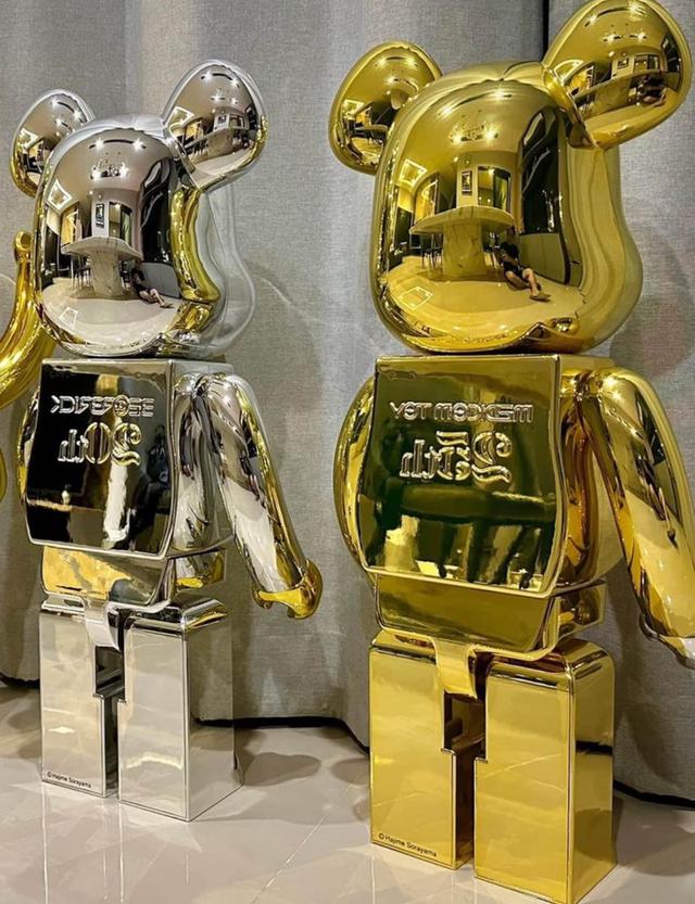  20th Silver & 25th Gold Bearbrick  2