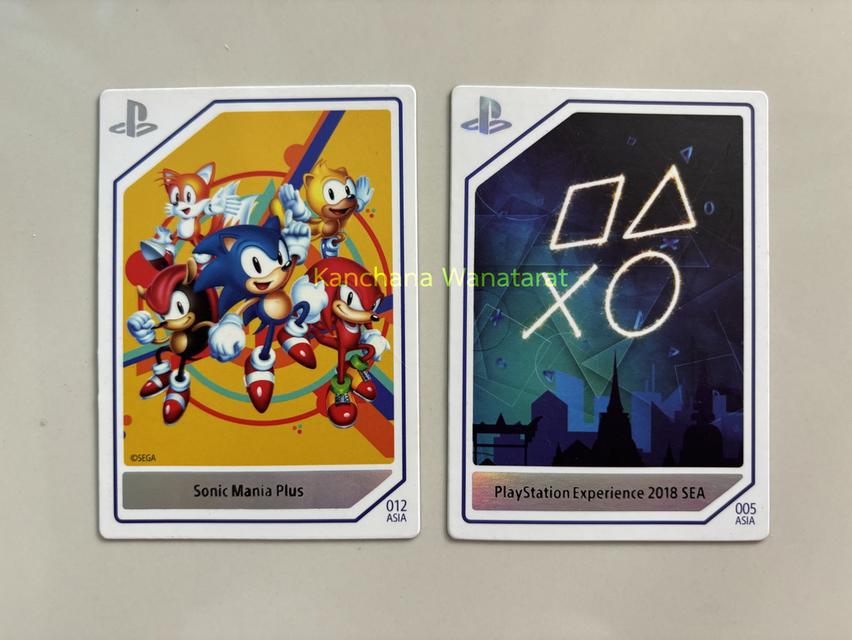 การ์ดสะสมงาน PlayStation Experience 2018 South East Asia