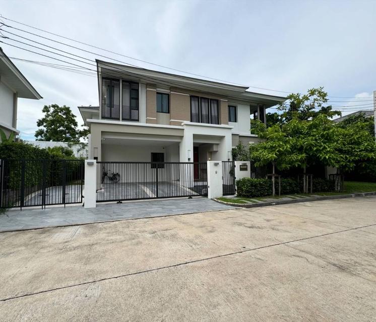 ขายบ้านเดี่ยวหลังมุมติดสวน 2 ชั้น หมู่บ้านปริญญ์สาทรราชพฤกษ์ บ้านหันหน้าทิศใต้ ใกล้รถไฟฟ้า BTS และ MRT บางหว้า เจ้าของขายเอง 1
