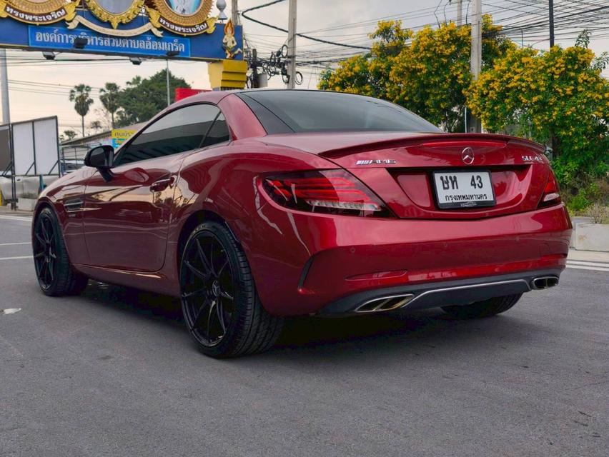 รหัสรถ KPV43 2017 Mercedes Benz AMG SLC43 3.0 BI Turbo Roadster สีแดง 17