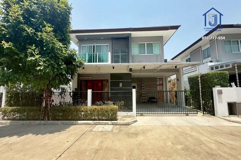 ขายบ้านเดี่ยว 2 ชั้น หมู่บ้านเดอะวัน ไลฟ์ บางนา ซอยนัมเบอร์วัน-ราม2 ถนนคู่ขนานกาญจนาภิเษก  ใกล้เมกาบางนา & รร.สาธิต ม.รามฯ 2 1