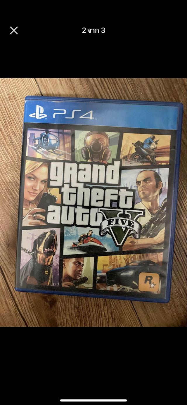 แผ่นเกม GTA V สำหรับเครื่องเล่น Ps4