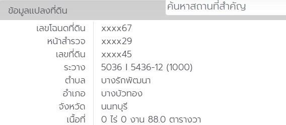 ขายที่ดินโครงการบ้านชายน้ำจามจุรี บางบัวทอง 88 ตารางวา  4