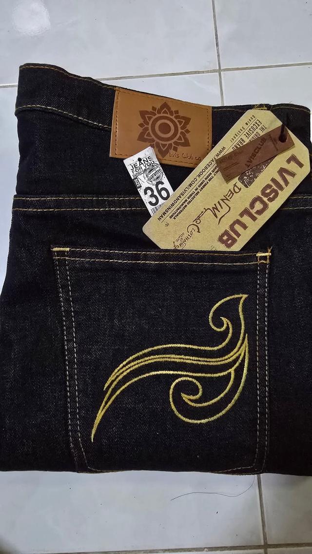 กางเกงยีน​ขายาวมือ 1  ราคาถูกๆ 4