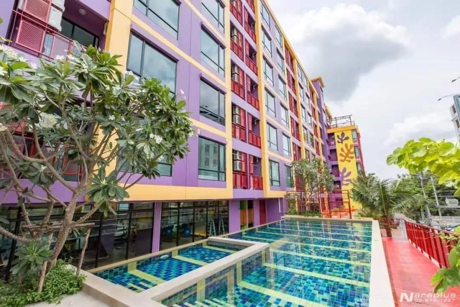 Listing No. 68101088 : ขายคอนโดแบบ 2 ห้องนอน ห้องมุม ขนาด 60.56 ตร.ม. โครงการ L Style Condo ห้วยขวาง  14