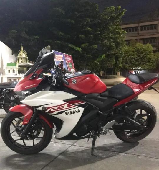 Yamaha R6 แดงขาว 2