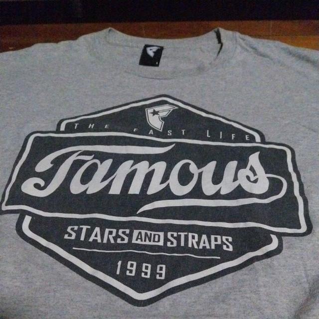 เสื้อยืดแขนสั้น แนวสตรีท FAMOUS แท้ มือสอง สภาพดี ของพร้อมส่งครับ รูปย่อยที่ 2