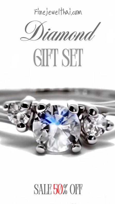 Finejewelthai Diamond Gift Set เครื่องประดับเพชรแท้ ลดสูงสุด50%