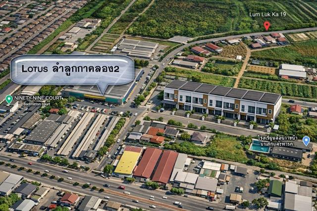 261009typuylink ให้เช่า ที่ดิน ติดโลตัส ลำลูกกา คลอง 2 เพียง 100 ม. ใกล้ BTS คูคต 1.8 กม. ให้เช่าที่ดินติดถนนใหญ่ ลำลูกก 5