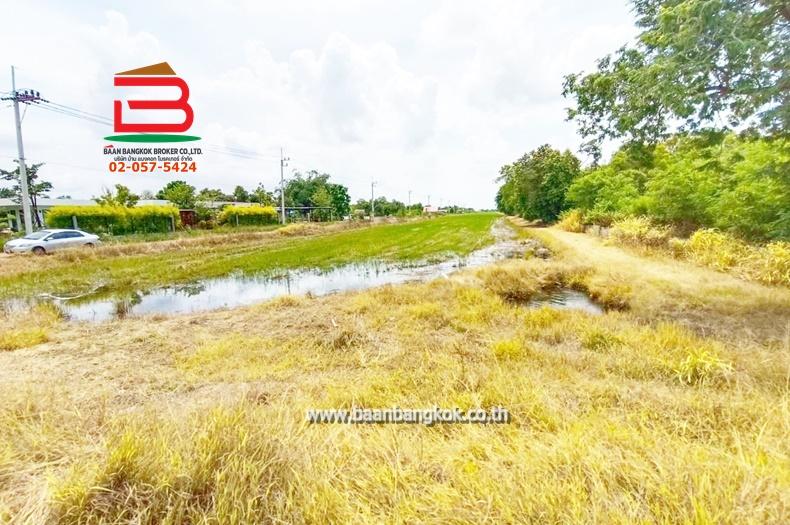 ที่ดินเปล่า เนื้อที่ 20-3-61 ไร่ ใกล้องค์การบริหารส่วนตำบลคลองหก ถนนคลอง6 ฝั่งตะวันตก ต.คลองหก อ.คลองหลวง จ.ปทุมธานี 4