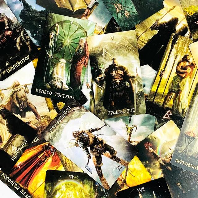 ðĨNew Russian Version Tarot Cards | Family Gathering & Mysterious Divination Board Game â Perfect Halloween & Christmas Gift