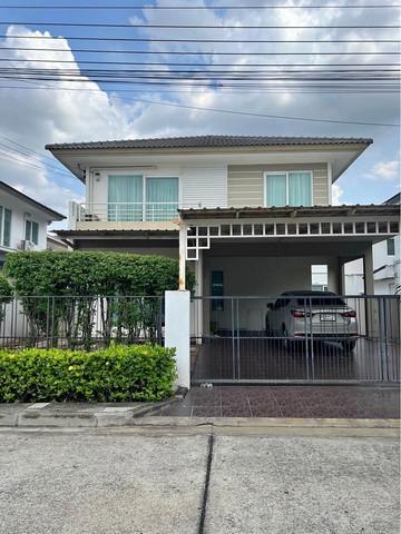 MHR224 ปล่อยเช่าบ้านเดี่ยว ชัยพฤกษ์ รามอินทรา-วงแหวน 2 ขนาด 3 ห้องนอน 2 ที่จอดรถ บรรยากาศร่มรื่น ส่วนกลางครบ ใกล้ทางด่วน 1