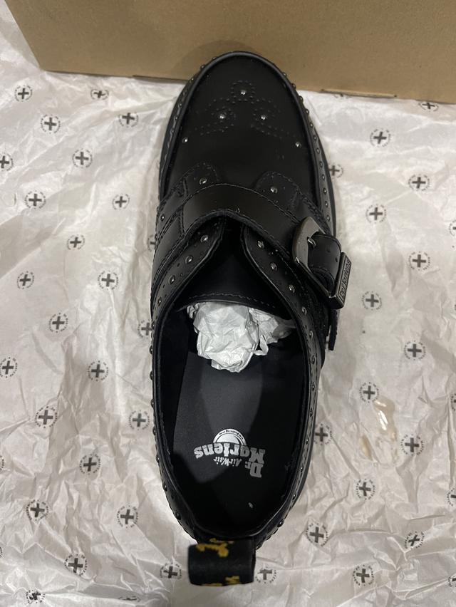 Dr.martens รุ่น Ramsey รองเท้าหนังแพลตฟอร์มส้นตึกทรง Monk Strap 8