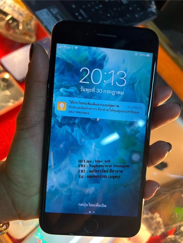 IPhone7Plus 128GB สแกนนิ้วได้ ได้ทุกซิม ปกติ เบต้าแบต100