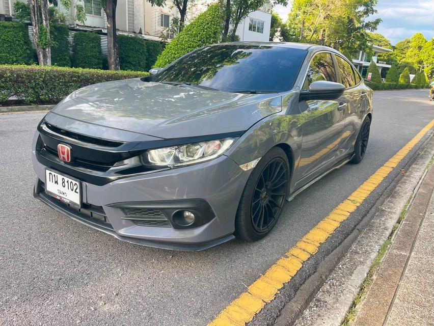 🚗 HONDA CIVIC 1.8E AUTO 2016 ✨ สีเทาแลมโบสุดเท่ห์ รถสวยเดิม ไม่เคยชน