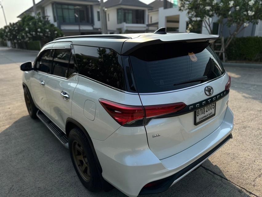 🔰 TOYOTA FORTUNER 2.8v 2WD TRD SPORTIVO BLACK TOP สีขาวมุก ปี2018 จด2019 รหัส SR2005 12