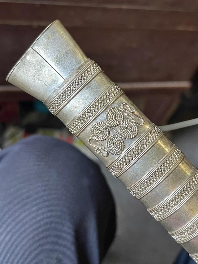 มีดหลูบเงินโบราณล้านนา ครูบาเทวฤทธิ์ มีดซุยอุ่ม มีดหมอล้านนา ตำราพระเจ้านั่งข่ม 6