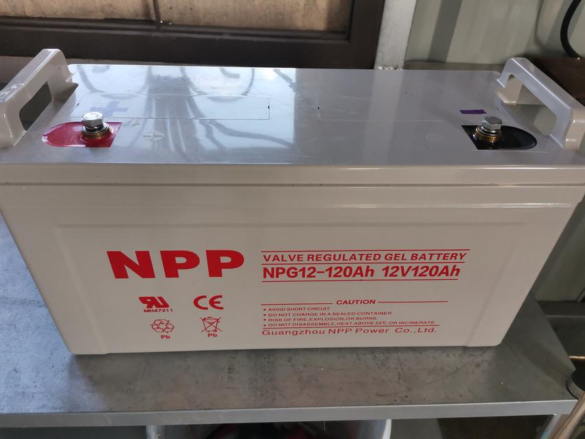 แบตเจลใช้กับระบบโซล่าเซล 12v 120ah