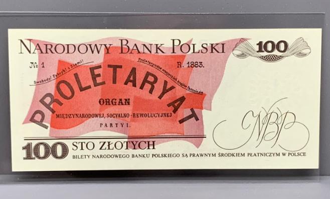 ธนบัตรรุ่นเก่าของประเทศโปแลนด์ ชนิด100Polski ปี1988 UNC 2