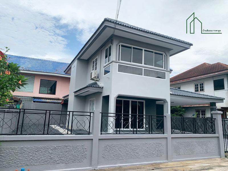 ขายบ้านเดี่ยว 2 ชั้น หมู่บ้านพนาสนธิ์ การ์เด้นโฮม 3 ถนนร่มเกล้า 15 รีโนเวทใหม่ทั้งหลัง  2