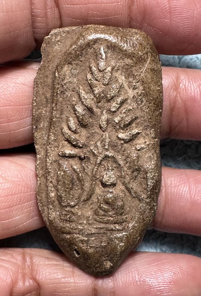 พระลีลาหลังซุ้มระฆัง กรุวัดพระศรีรัตนฯ เนื้อดิน รูปที่ 5