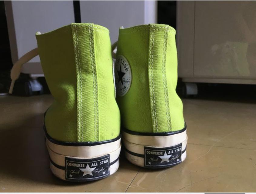 Converse Chuck Taylor 70s lime twist 9 White High Beige Cream yellow 1970s รูปที่ 3