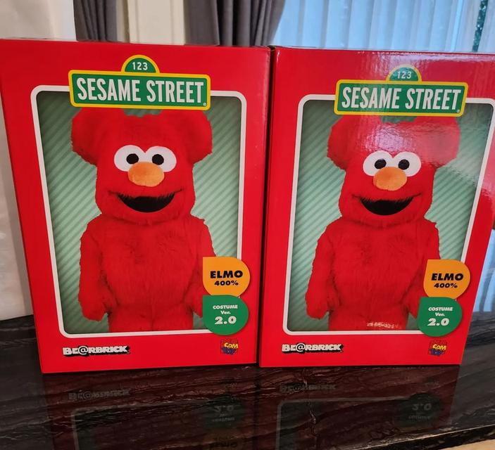 Bearbrick Elmo 400% ของใหม่มือ 1 2