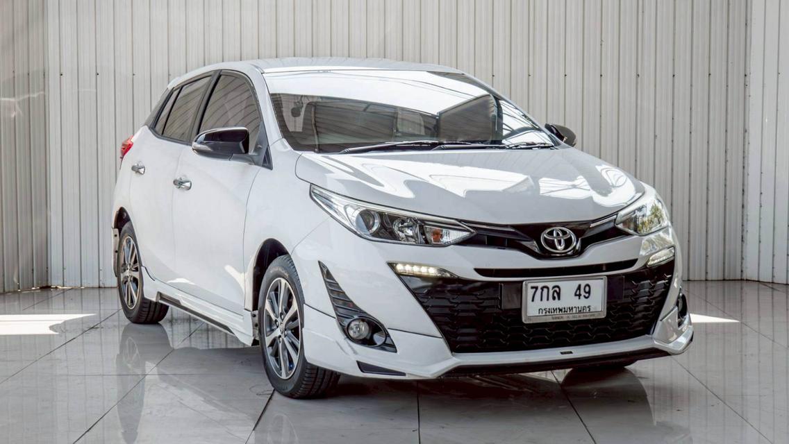 TOYOTA YARIS 1.2 G+ ปี 2018 สีขาวโฉม ปี13-19