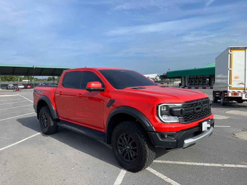 Ford Ranger Raptor 2.0 Bi-Turbo 10AT 4×4 สีส้ม ปี23จด25 ออกรถมา 5/24 ประกันศูนย์หมด 5/29ไมล์แท้ 31,xxxกม.