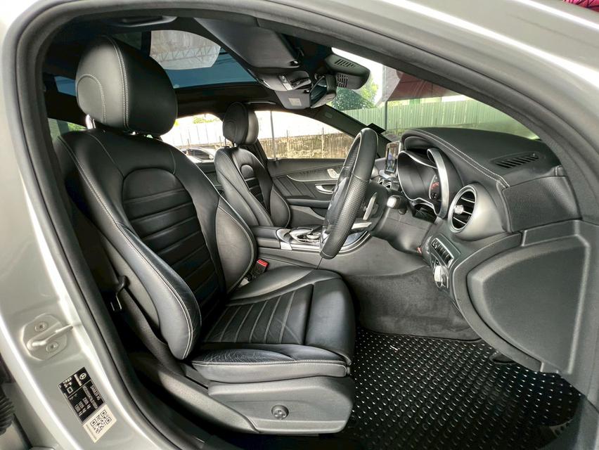 ปี 2016 #BENZ C-CLASS, #C350e AMG DYNAMIC โฉม W205 ปี14-23 สีเทา เบนซิน/ไฟฟ้า มือเดียวป้ายแดง 18