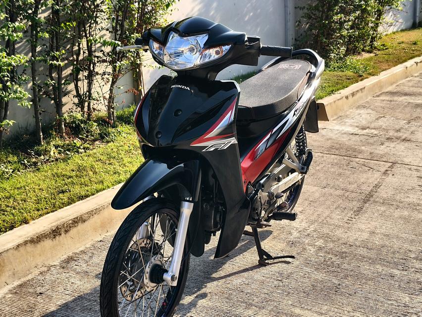 Honda Wave 110i ปี2018 สตาร์ทมือ สีดำ-แดง