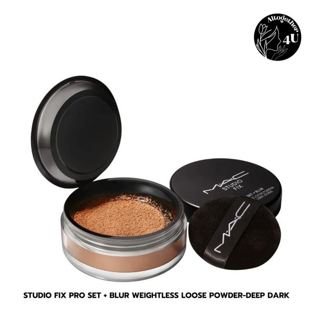 M•A•C STUDIO FIX PRO SET + BLUR WEIGHTLESS LOOSE POWDER 3